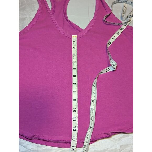 Free People Movement Women's Pink Size Small Oversized Tank - Picture 10 of 11